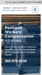 Mobile Screenshot of oregonworkinjury.com